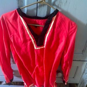 Small petite Talbots petite long sleeve v neck shirt
